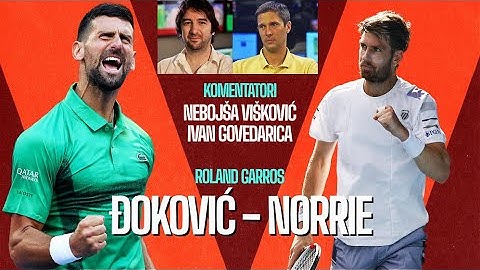 Pratite Novaka protiv Norija u červrtom kolu RG zajedno sa Viškom i Ivanom I SPORT KLUB Tenis