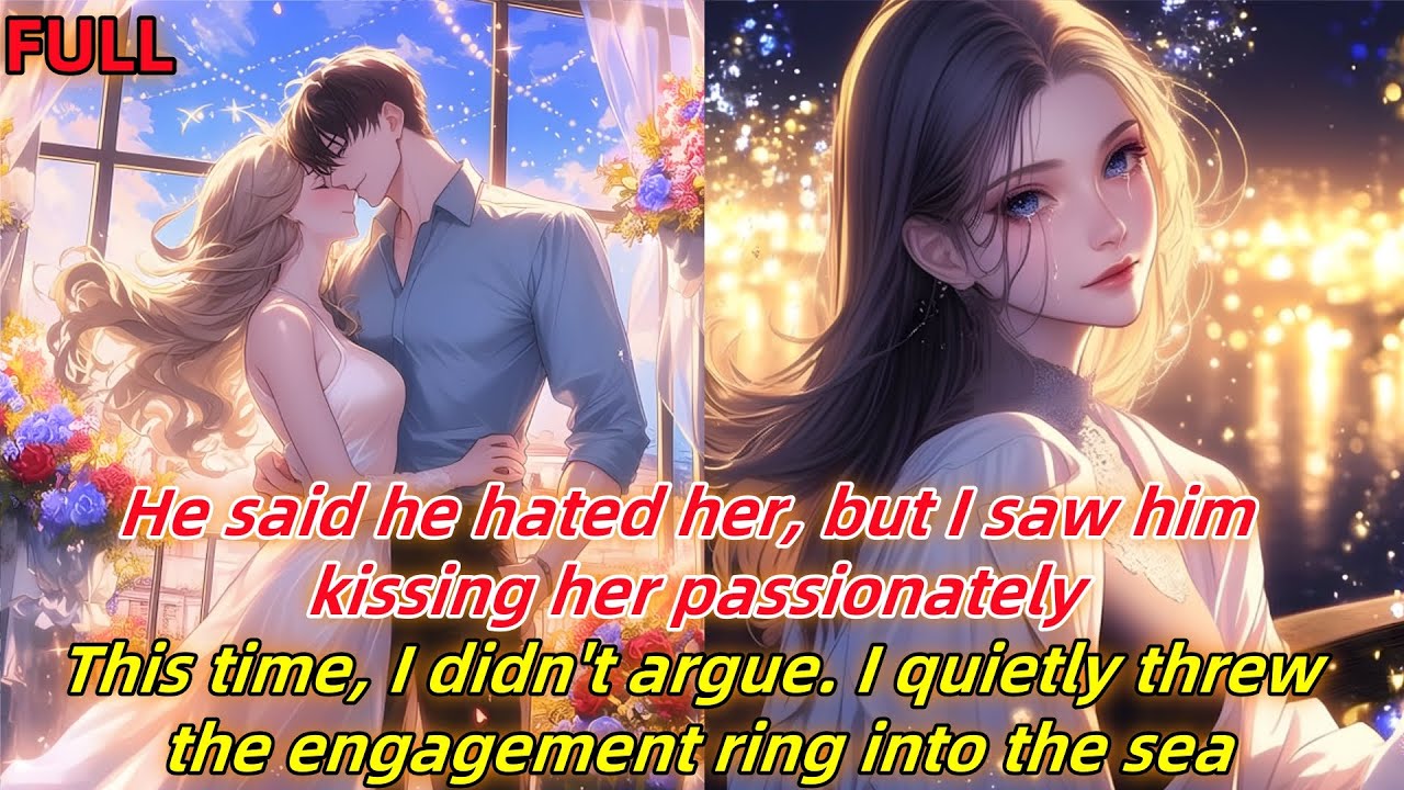 He said he hated her,but I saw him kissing her.I didn't argu,threw the engagement ring into the sea.