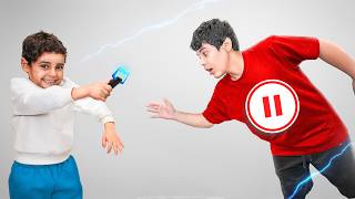 عبودي شرا ريموت سحري يوقف الزمن !!