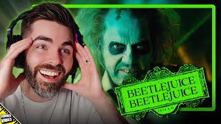 BEETLEJUICE BEETLEJUICE LOOKS PERFECT! (Jenna Ortega looks crazy) | Official Teaser Trailer REACTION