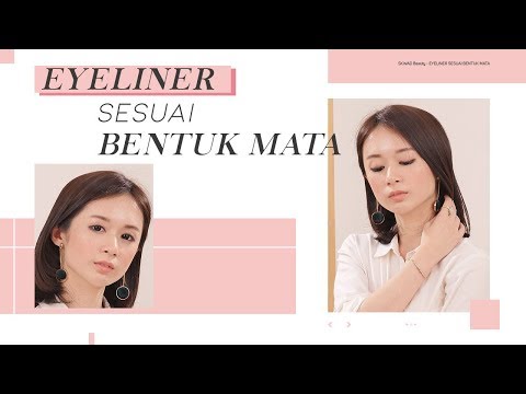 Tutorial: Eyeliner Liquid Wardah. 