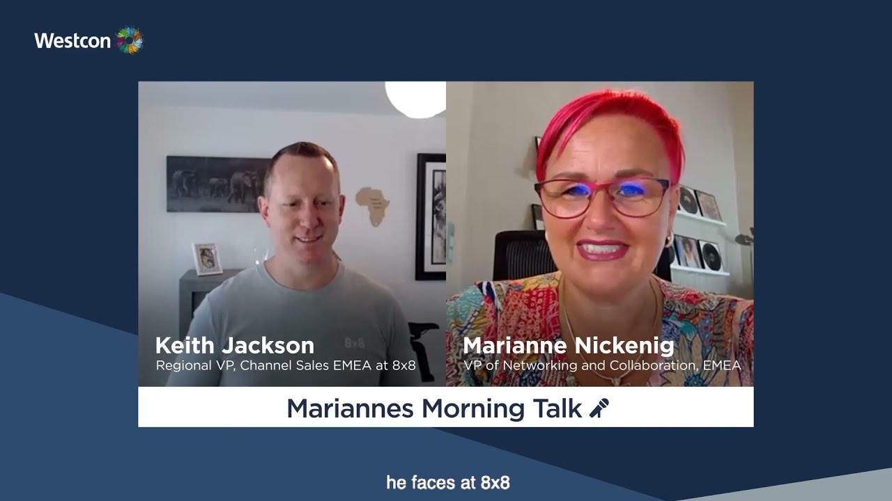 Marianne's Morning Talk with Keith Jackson from 8x8