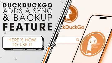 DuckDuckGo Adds a Sync & Backup Feature | Here