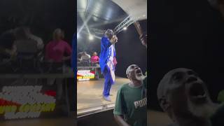 Super Blue sings “Soca Baptist” at a Point Fortin Boro Day Cooler Fete