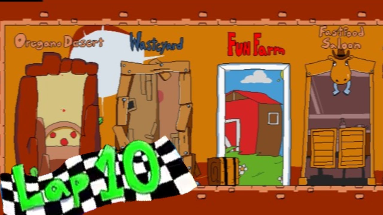 Floor 2 levels lap 10 on easy mode - Lap 10 Mod (Pizza Tower)