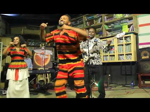 Alie Janaw Zewdu Bekele With Negarit Band