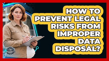 How To Prevent Legal Risks From Improper Data Disposal?
