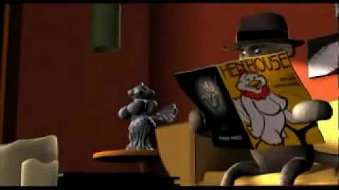 Chick du Jour (A funny sock monkey 3D animation)