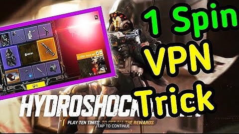 Hydro Shock Draw⚡1 Spin VPN Trick⚡ Cod Mobile Lucky Draw ( 2021)