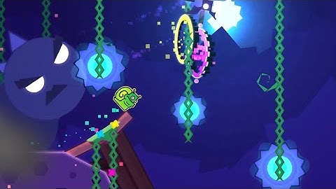 “Floodfall Caverns” by J735 {Coin Route} | Geometry Dash 2.11