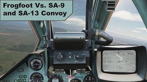 DCS World | Su25T Frogfoot | Strella Convoy Ground Attack