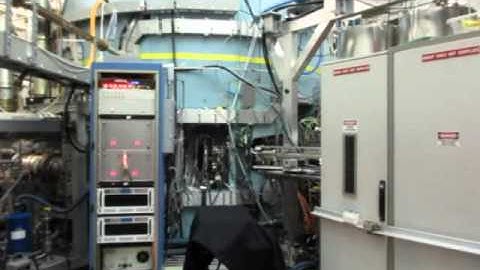 Alcator C-Mod Tokamak - View of Plasma Discharge in Experimental Cell, 1150930011