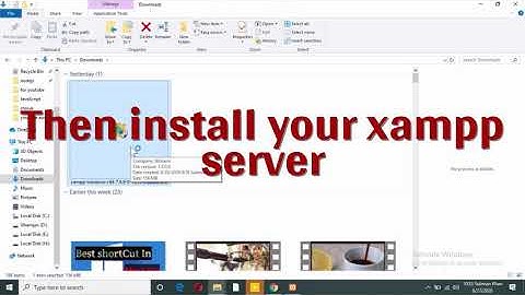How to  download and install xampp server from google chrome