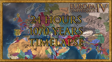 EU4 left running for 24 hours straight! - [AI only Timelapse]