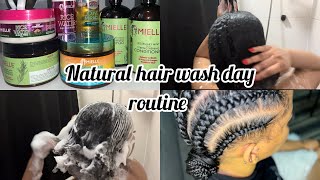 REALISTIC NATURAL HAIR WASH DAY | TYPE 4 HAIR | MIELLE PRODUCTS | SHE IS CERENE