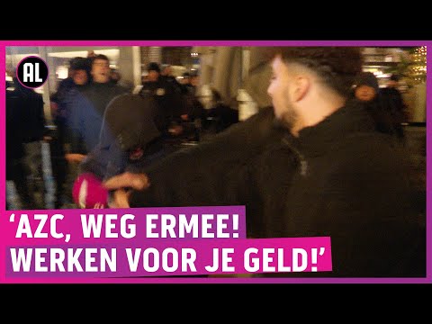 Hooligans verstoren linkse huilsessie na winst PVV!