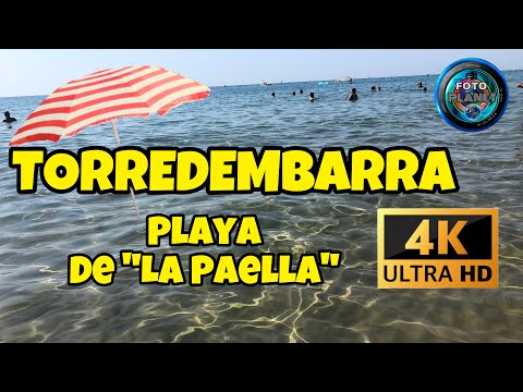 TORREDEMBARRA | PLAYA DE LA PAELLA | VERANO 2022 | SUMMER 2022 | PLATJES | CATALUNYA | 4K .