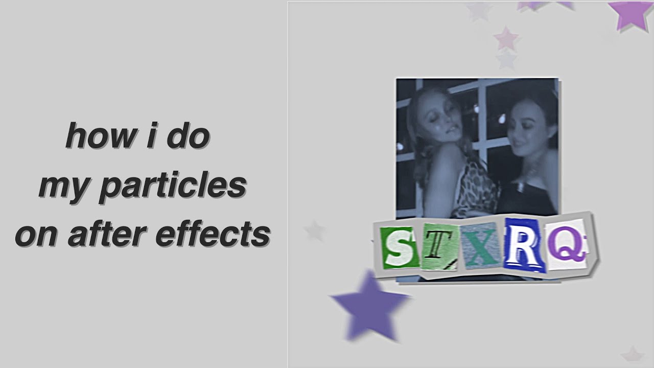 particles tutorial for after effects - YouTube