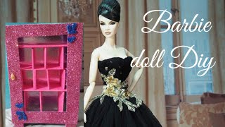 DIY Barbie Doll Wardrobe for Shoes and Bags | Make Doll Closet