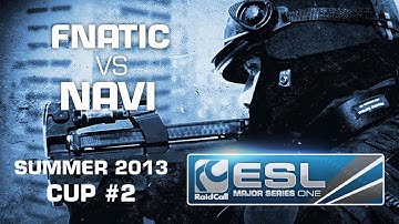 Natus Vincere vs. fnatic - Semi Final Cup #2 - RaidCall EMS One Summer 2013