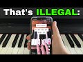 the ILLEGAL way to play PIANO