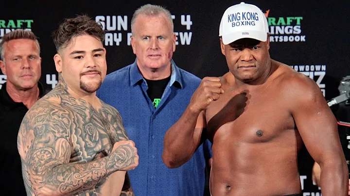 ANDY RUIZ JR VS LUIS ORTIZ - FULL WEIGH IN & FACE ...