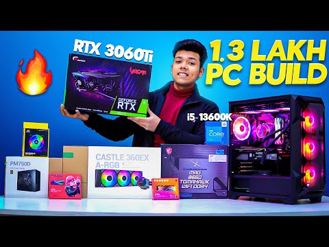 *Amazing* Rs 1.3 Lakh Gaming & Editing PC Build | Intel i5-13600K & Colorful RTX 3060 Ti Vulcan OC