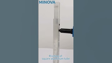 MINOVA Rivet Tool. ( Square Corner Aluminum Riveting ) #rivet #relaxing #asmr #minovatool