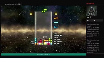 Live: Failing at Tetris - Classic Ritual Goal reached in Tetris Effect Connected (PS4) - 5th place