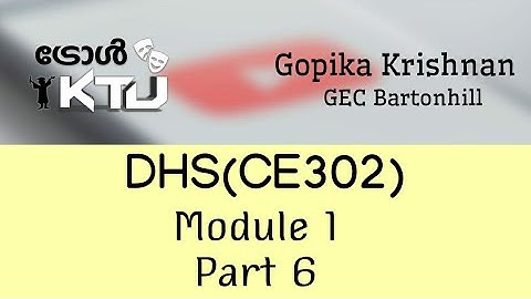 Design of Hydraulic Structures- DHS CE302- Module 1 Part 6 - S6 Civil