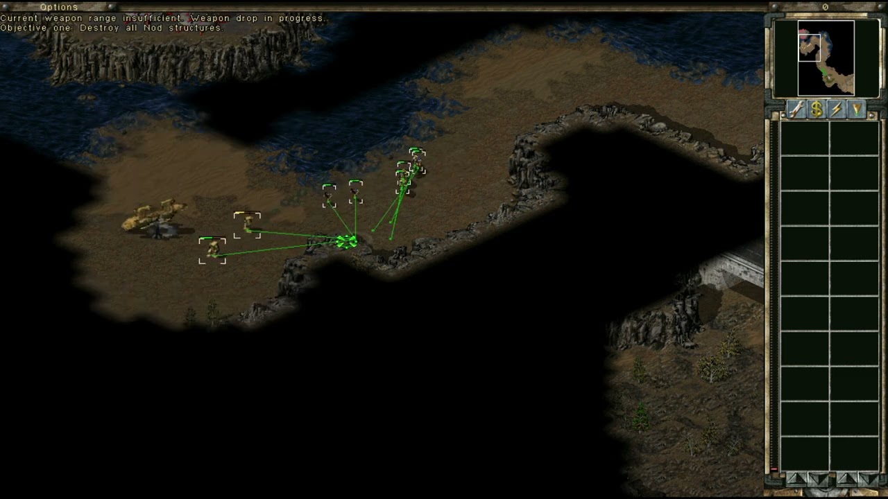 C&C Tiberian Sun GDI Mission 3 Capture Train Station [Side Mission,Normal]