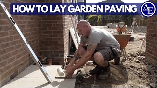 HOW TO LAY GARDEN PAVING | DIY Series | Build with A&E