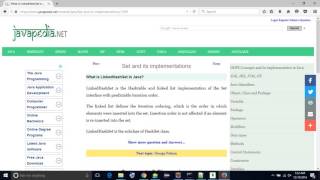 What is LinkedHashSet in Java? | javapedia.net