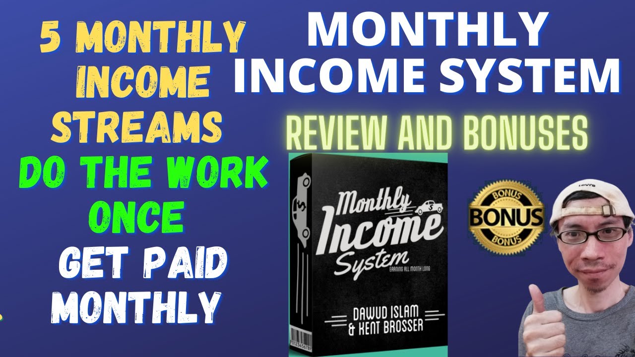 Monthly Income System Review🔥5 Monthly Income Streams Do the Work ONCE And Get Paid MONTHLY