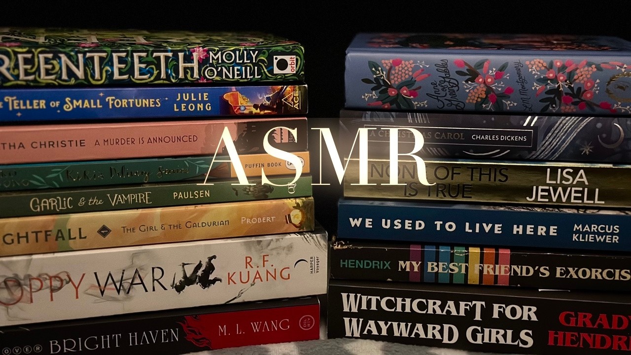 ASMR Favorite Books of 2025 📚 Tingly Book & Paper Sounds (whispered)