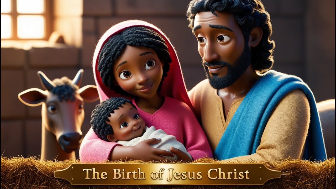 The Birth Of Jesus Christ: A Christmas Story for Kids | Animated Bible ...