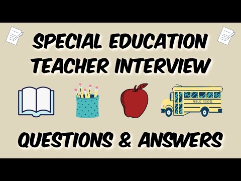 Special Education Teacher Interview Questions u0026 Answers