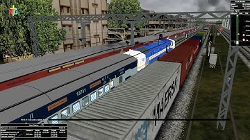 Parallel Race with Rajdhani Express | 12548 Agra SF Express | Ahmedabad to Agra SF Exp | NTG Gaming