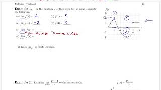 Math 161A Section 1.2 Example 1