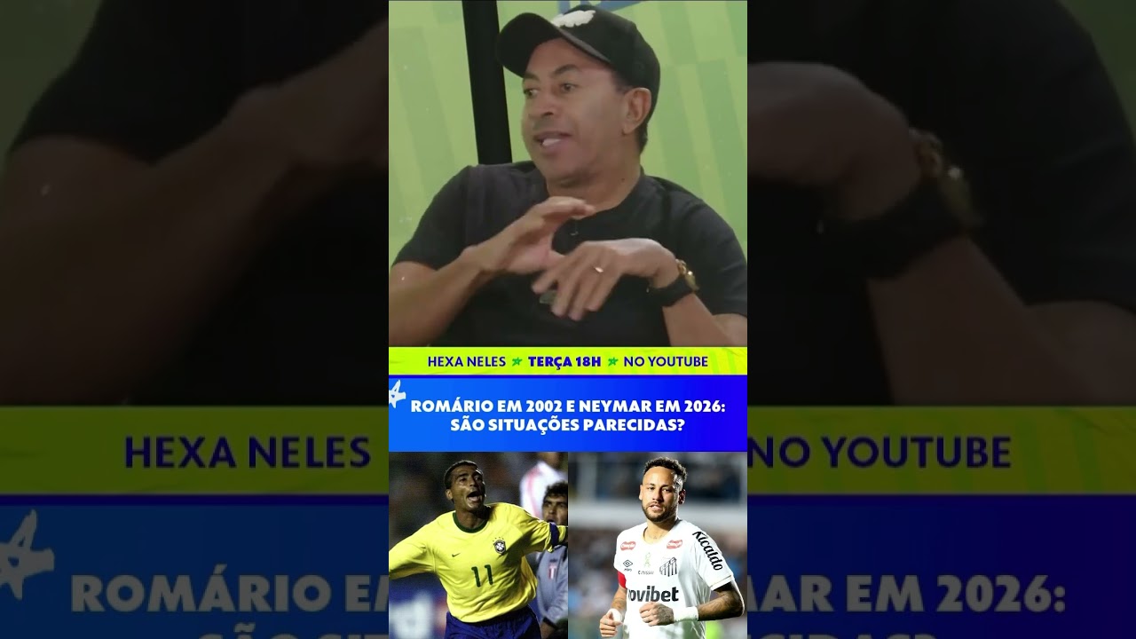 DÁ PRA COMPARAR NEYMAR E ROMÁRIO? | #shorts | HEXA NELES