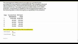1B Ch10 cash Payback