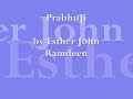 PrabhuJi -by Esther John Mp3 Song