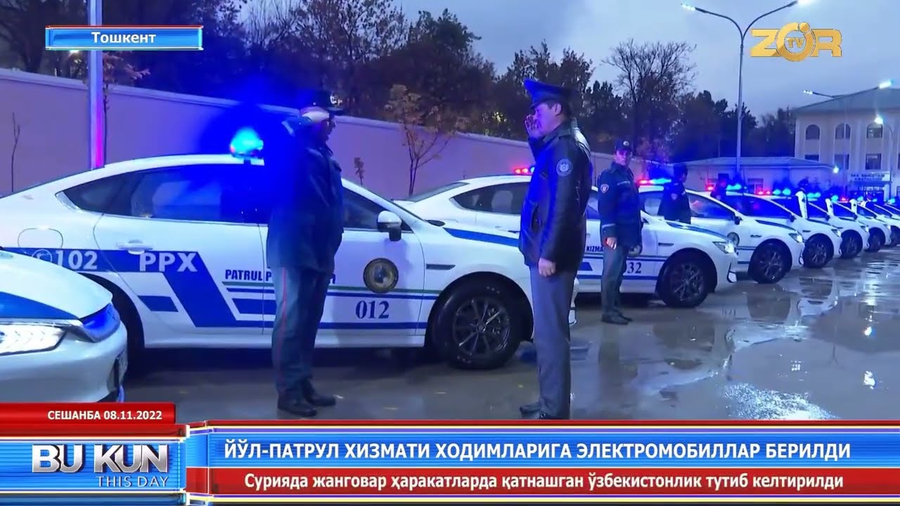 Yo‘l-patrul xizmati xodimlariga elektromobillar topshirildi