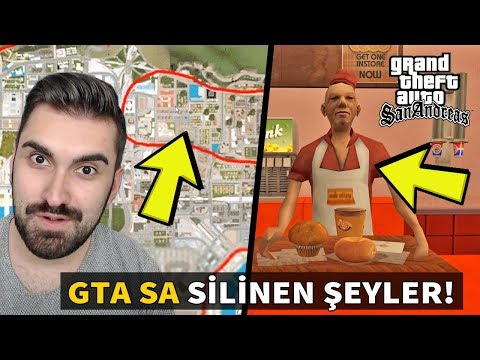 GTA SAN ANDREAS 'DA ÇOK ŞAŞIRTAN SİLİNEN ŞEYLER!