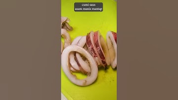 Thumbnail of resep cumi saus asam manis enak #cumicumi #bumbuasammanis#resepsausasammanis#seafood#short#shorts