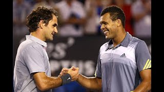 Roger Federer vs Jo-Wilfried Tsonga - Australian Open 2013 Quarterfinal: Highlights