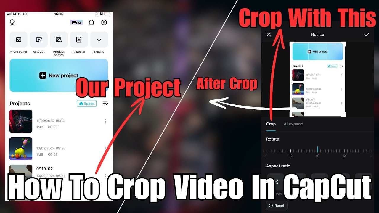How To Crop Video In CapCut - YouTube