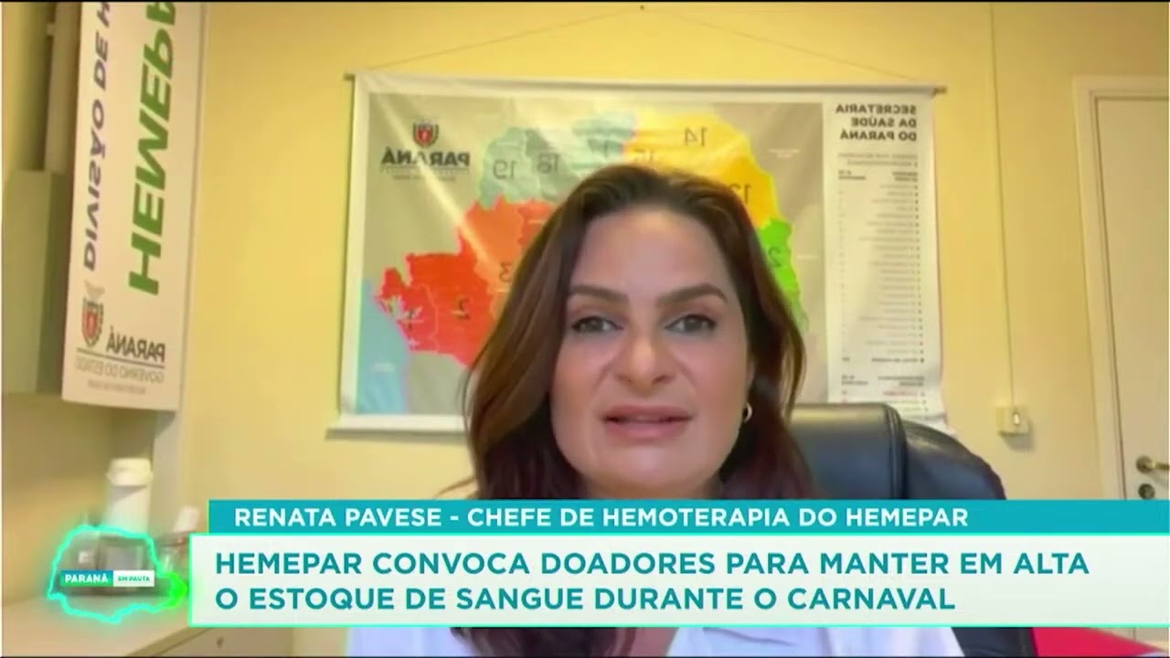 Hemepar convoca doadores para manter em alta o estoque de sangue durante o carnaval