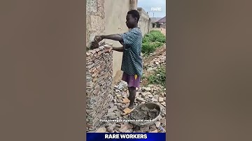 The Rhythmic Art of Shaping Stone with Hammer and Chisel. The ASMR of ancient work