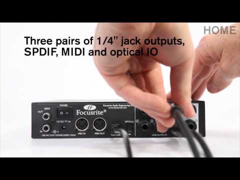 Focusrite Saffire Pro 24 FireWire Audio Interface Overview | Full Compass